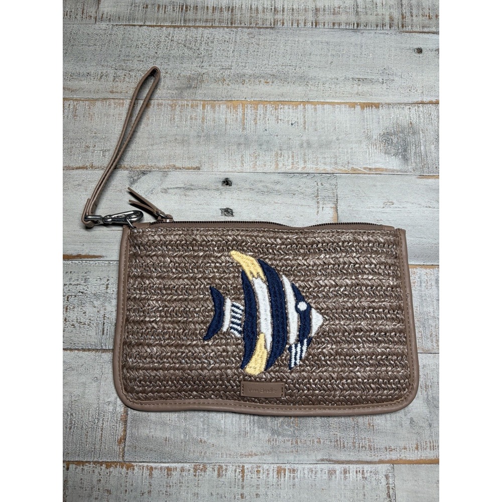 Vera Bradley Straw Angelfish Wristlet